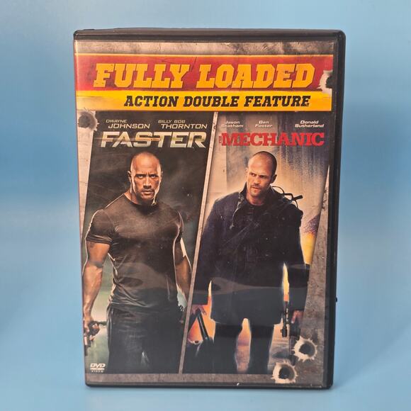 Movie Bundle Action Lot 4 – Transporter Duo, Fully Loaded, Faster - Picture 2 of 9